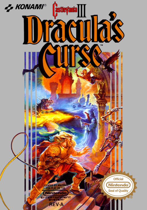 Castlevania III - Dracula's Curse (World) (Castlevania Anniversary Collection) box art